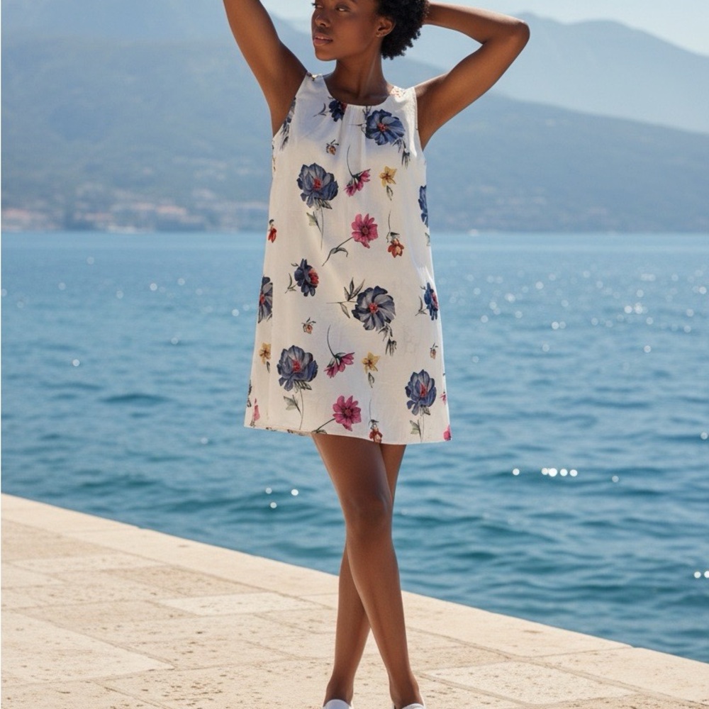 Floral Print Women's Tunic